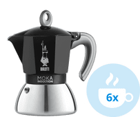 Bialetti New Moka Induction Black 6 Cups coffee machine promotion