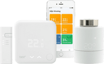 Tado Slimme Thermostaat V3+ Startpakket + 1 radiatorknop OpenTherm compatible thermostaat