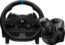 Logitech G923 Trueforce for PlayStation and PC + Logitech Driving Force Shifter Racing wheels bundle