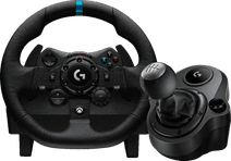 Logitech G923 Trueforce voor Xbox en PC + Logitech Driving Force Shifter Racestuur met force feedback