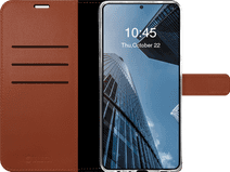Valenta Gel Skin Samsung Galaxy A41 Book Case Leather Brown Samsung Galaxy A41 case