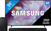 Samsung QLED 50Q64A (2021) + Soundbar Samsung tv uit 2021