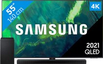 Coolblue Samsung QLED 55Q74A + Soundbar aanbieding