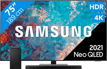 Samsung Neo QLED 75QN85A (2021) + Soundbar 2021 Neo QLED televisie