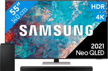 Samsung Neo QLED 55QN85A (2021) + Soundbar 2021 Neo QLED televisie
