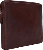 BlueBuilt 15 - 16 inches Laptop Sleeve Width 36 - 37cm Leather Brown BlueBuilt laptop cover