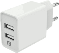 XtremeMac Charger with 2 USB-A Ports 12W White iPhone Xs / Xs Max / Xr charger