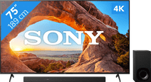 Sony KD-75X85J + Soundbar aanbieding
