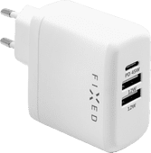 Fixed Power Delivery Oplader met 3 Usb Poorten 45W Wit Losse oplader