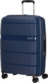 American Tourister Linex Spinner 66cm Deep Navy Medium suitcase