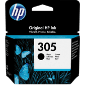 HP 305 Cartridge Zwart Cartridge voor Hp printer