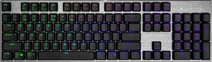 Cooler Master SK653 Mechanisch Gaming Toetsenbord Black Edition TTC Low Profile Red QWERTY Ergonomisch toetsenbord