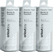 Cricut Joy StandardGrip Transfer Tape 14x122 Transparant 3-Pack Snijplotter Materialen Bundel