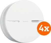 Netatmo Smart Smoke Detector (10 years) 4-pack Apple HomeKit smoke detector