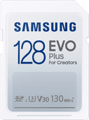 Samsung SDXC EVO Plus 128GB 60MB/s Samsung geheugenkaart