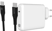 XtremeMac Power Delivery Oplader 60W Wit + Usb C Kabel 1,5m Kunststof Zwart Motorola oplader