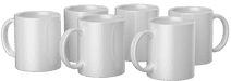 Cricut Mug 440ml 6-Pack (White) Material for Cricut Maker 3 cutting machine