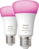 Philips Hue White and Color E27 1100lm 2-pack White and Color smart lamp