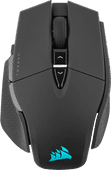 Corsair M65 RGB Ultra Wireless Draadloze ergonomische muis