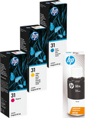 HP 32XL + HP31 Inktflesjes Combo Pack Originele HP cartridge