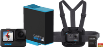 Coolblue GoPro HERO 10 Black - Chest Mount Kit (128GB) aanbieding