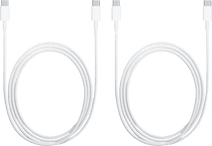 Apple Usb C naar Usb C Kabel 2m Kunststof Wit Duo Pack Originele Apple oplaadkabel