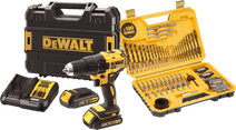 DeWalt DCD777S2T-QW + 100-piece drill and bit set Drill for the enthusiastic DIY'er