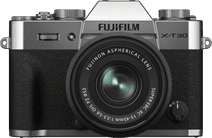 Fujifilm X-T30 II Body Zilver + 15-45mm f/3.5-5.6 Camera met microfoonaansluiting