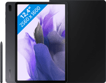 Samsung Galaxy Tab S7 FE 64GB Wifi Zwart + Samsung Book Case Zwart Android tablet