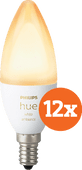 Coolblue Philips Hue White Ambiance E14 Bluetooth 12-Pack aanbieding