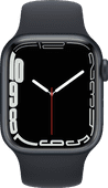 Coolblue Apple Watch Series 7 41mm Middernacht Aluminium Middernacht Sportband aanbieding