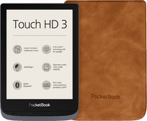 Pocketbook Touch HD 3 Grijs + Pocketbook Shell Book Case Bruin Pocketbook e-reader