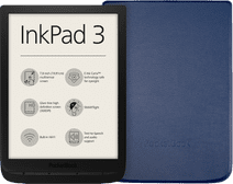 Pocketbook Inkpad 3 Zwart + PocketBook Shell Book Case Blauw Pocketbook e-reader