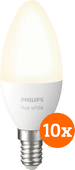 Philips Hue White E14 Bluetooth 10-pack Philips Hue E14 fitting