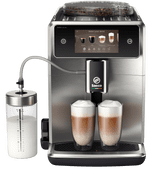 Saeco Xelsis Deluxe SM8785/00 fully automatic coffee machine with milk tube