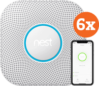 Coolblue Google Nest Protect V2 Netstroom 6-pack aanbieding