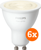 Coolblue Philips Hue White GU10 6-Pack aanbieding