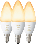 Philips Hue White Ambiance E14 3-pack Philips Hue E14 fitting