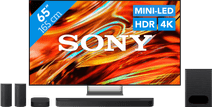 Sony Bravia 7 II True RGB 65" (2026) + Sony Bravia Theatre System 6 Zwart Sony tv en soundbar bundel