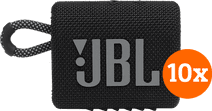 Coolblue JBL Go 3 zwart 10-pack aanbieding