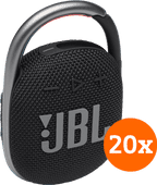 Coolblue JBL Clip 4 zwart 20-pack aanbieding