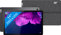 Lenovo Tab P11 Plus 128GB Wifi Grijs + Keyboard Cover QWERTY Grijs Tablet voor topkwaliteit entertainment met voldoende geheugen