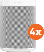 Sonos One SL Wit 4-pack Draadloze speaker