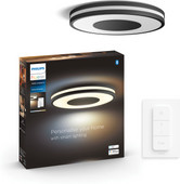 Philips Hue Being plafondlamp White Ambiance Zwart Philips Hue plafondlamp