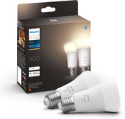 Philips Hue White E27 800lm Duo pack Smart lamp met E27 fitting