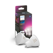 Philips Hue White & Color GU10 Duo pack Smart lamp met GU10 fitting