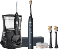 Philips Sonicare Prestige 9900 HX9992/12 + Brush Attachments (2 units) + AirFloss Smart electric toothbrush with app