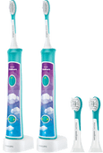 Philips Sonicare for Kids Connected HX6322/04 Duo Pack Elektrische tandenborstel voor gevoelige tanden