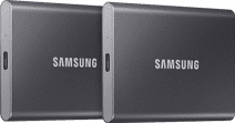 Samsung T7 Portable SSD 2TB Grijs - Duo Pack Externe SSD