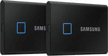 Samsung T7 Touch Portable SSD 2TB Black - Duo Pack External SSD